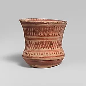 Terracotta tankard by Unknown Artist