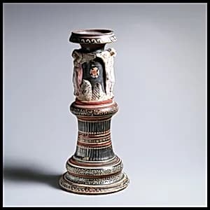 Terracotta thymiaterion (incense burner) by Unknown Artist