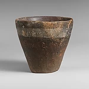 Terracotta tumbler by Unknown Artist