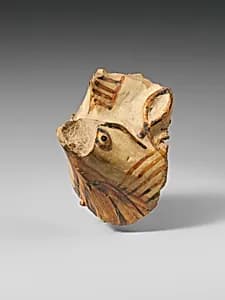 Terracotta vase fragment with griffin by Unknown Artist