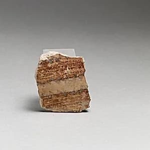 Terracotta vessel fragment by Unknown Artist