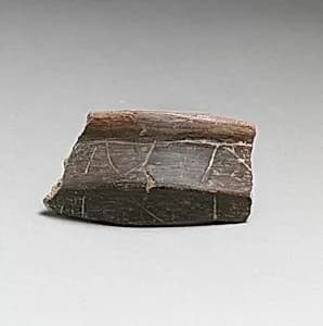 Vase fragment by Unknown Artist