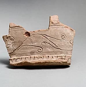 Vase fragment by Unknown Artist