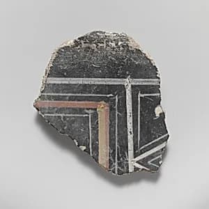 Wall painting fragment by Unknown Artist