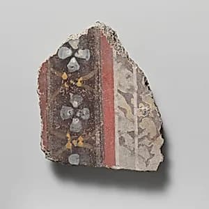 Wall painting fragment by Unknown Artist