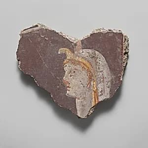 Wall painting fragment by Unknown Artist