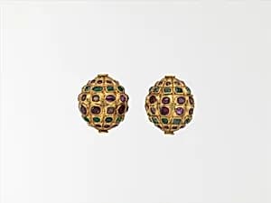 Bead, One of a Pair by Unknown Artist