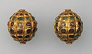 Bead, One of a Pair by Unknown Artist