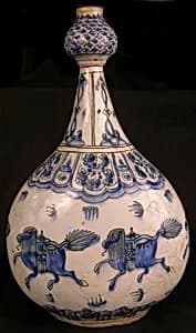 Bottle with Running Quadrupeds by Unknown Artist