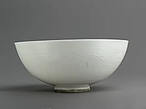 Bowl with Incised Lotus Flowers by Unknown Artist