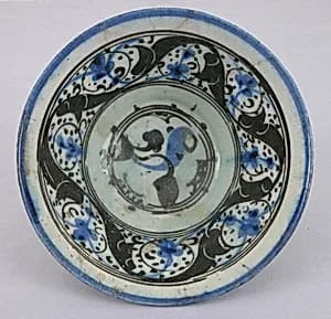 Bowl with Vegetal Motifs by Unknown Artist