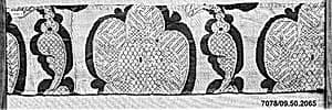 Brocaded Textile Fragment by Unknown Artist