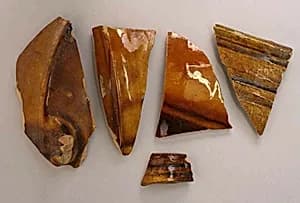 Ceramic Fragments by Unknown Artist