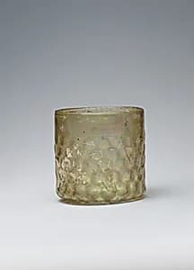 Cup with Molded Honeycomb Pattern by Unknown Artist