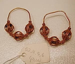 Earring, One of a Pair by Unknown Artist