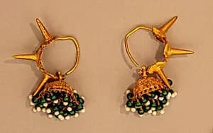 Earrings by Unknown Artist