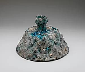 Embossed Candlestick by Unknown Artist