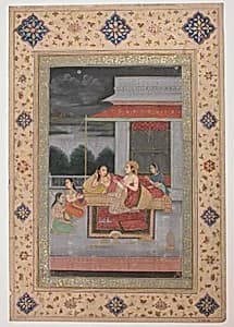 Entertainment on a Terrace by Unknown Artist