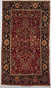 "Floral and Cloudband" Carpet by Unknown Artist