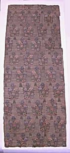 Floral Textile Fragment by Unknown Artist