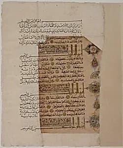 Folio from a Qur'an Manuscript by Muhammad al-Zanjani