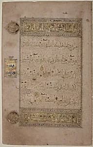 Folio from a Qur'an Manuscript by Unknown Artist