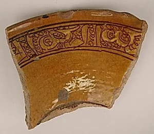 Fragment of a Bowl by Unknown Artist