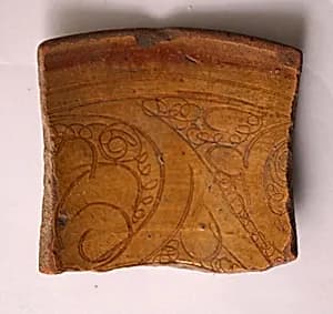 Fragment of a Dish by Unknown Artist