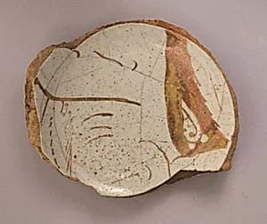 Fragment of a Dish by Unknown Artist