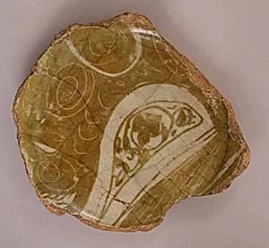 Fragment of a Dish by Unknown Artist