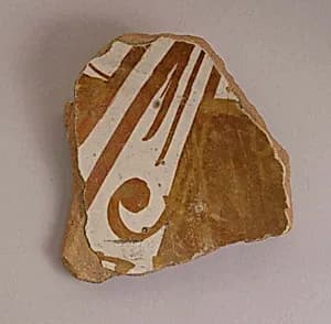 Fragment of a Dish by Unknown Artist