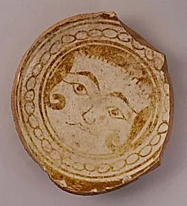 Fragment of a Dish by Unknown Artist
