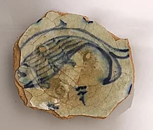 Fragment of a Dish by Unknown Artist