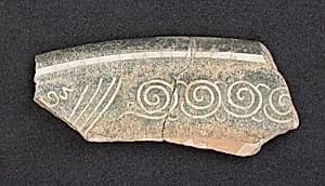 Fragment of a Dish by Unknown Artist