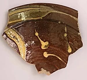 Fragment of a Dish by Unknown Artist