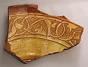 Fragment of a Dish by Unknown Artist