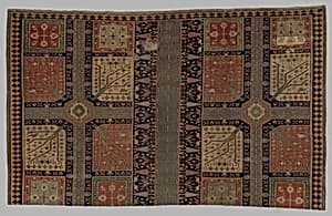 Fragment of a Garden Carpet by Unknown Artist