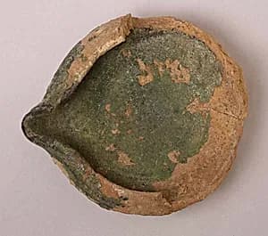 Fragment of a Lamp by Unknown Artist