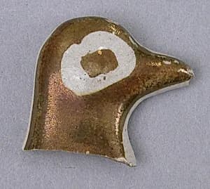 Fragment of a Luster Bird by Unknown Artist