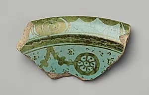Fragment of a Luster Dish by Unknown Artist