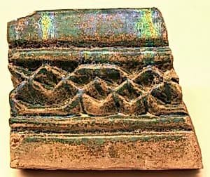 Fragment of a Tile by Unknown Artist