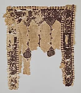 Fragment of a Tunic by Unknown Artist