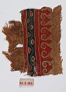 Fragment of a Tunic by Unknown Artist