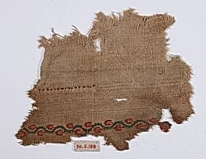 Fragment of a Tunic by Unknown Artist