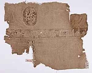 Fragment of a Tunic by Unknown Artist