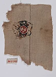 Fragment of a Tunic by Unknown Artist