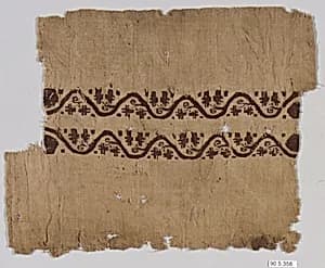 Fragment of a Tunic by Unknown Artist
