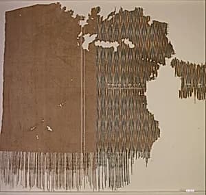 Fragment of an Embroidered Textile by Unknown Artist