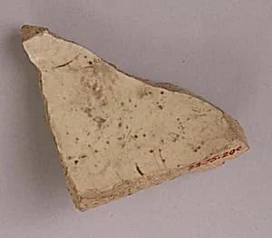 Fragment of Porcelaneous Ware by Unknown Artist