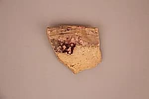 Fragment of Sagger and Bowl by Unknown Artist